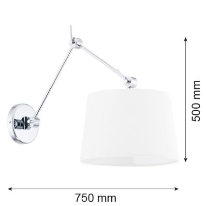 Argon 3545 - Wandlamp  ZAKYNTOS 1xE27/60W