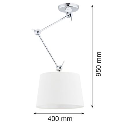 Argon 3548 - Hanglamp  ZAKYNTOS 1xE27/60W