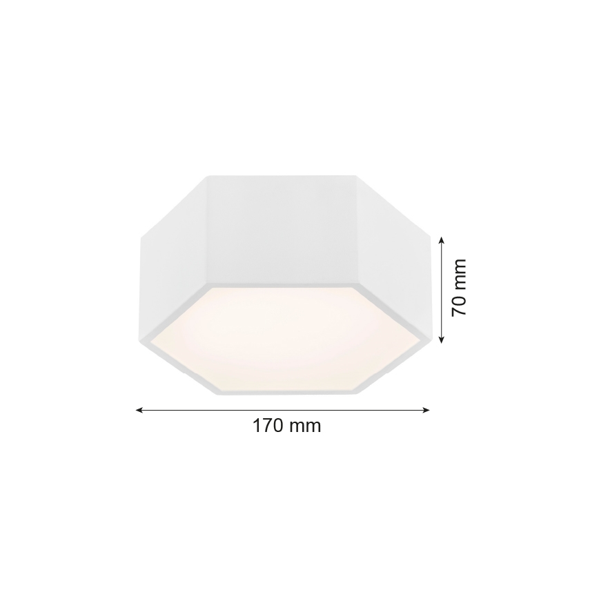 Argon 3828 - LED plafondlamp ARIZONA LED/9W/230V wit