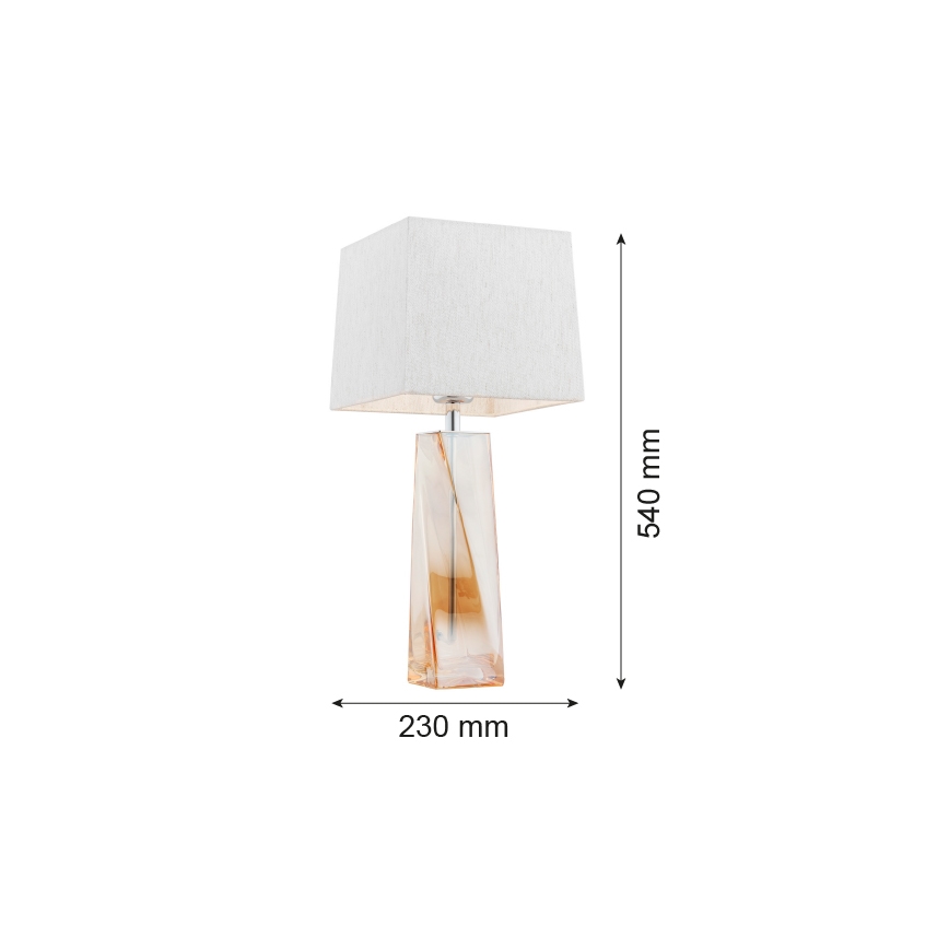 Argon 3840 - Tafellamp LILLE 1xE27/15W/230V wit