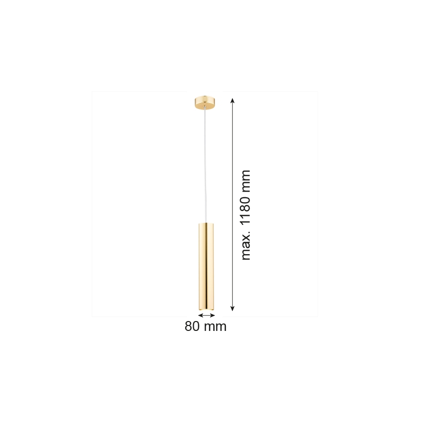 Argon 4057 - Hanglamp aan een koord GOMERA 1xGU10/5W/230V messing
