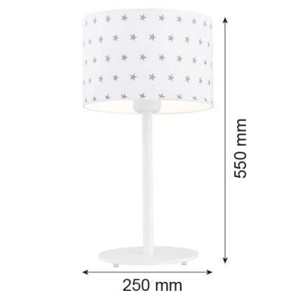 Argon 4125 - Tafellamp MAGIC 1xE27/15W/230V wit