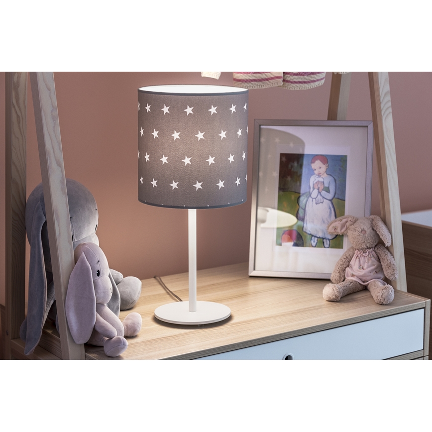 Argon 4126 - Tafellamp MAGIC 1xE27/15W/230V grijs/wit