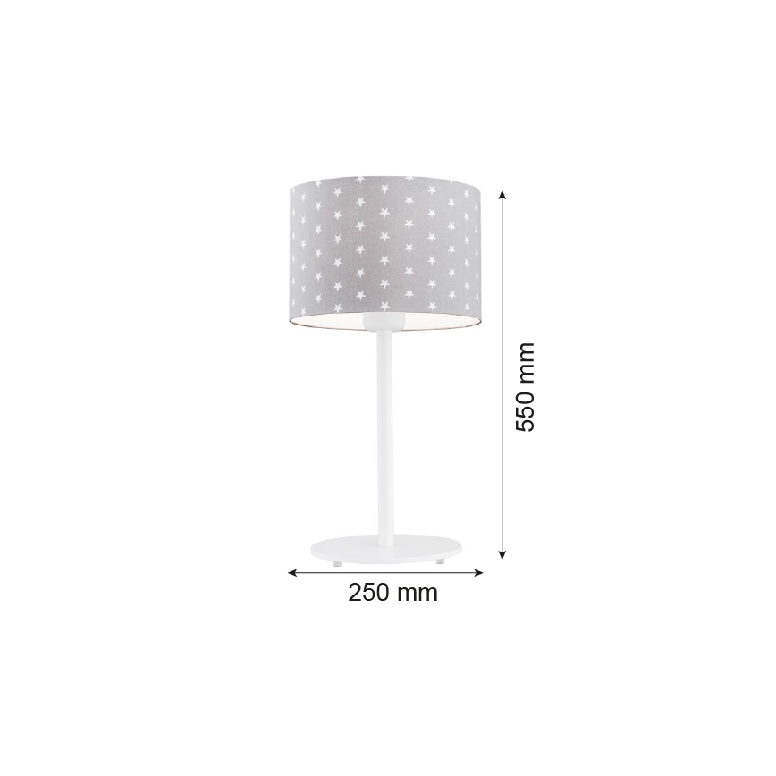 Argon 4126 - Tafellamp MAGIC 1xE27/15W/230V grijs/wit