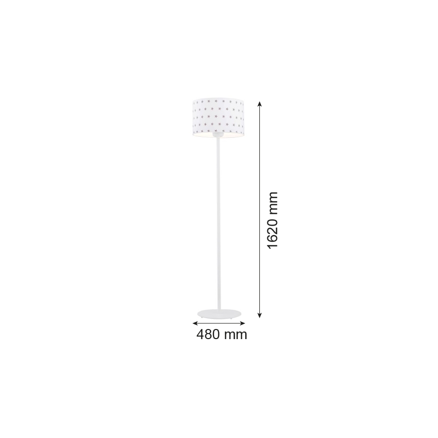 Argon 4129 - Staande lamp MAGIC 1xE27/15W/230V wit