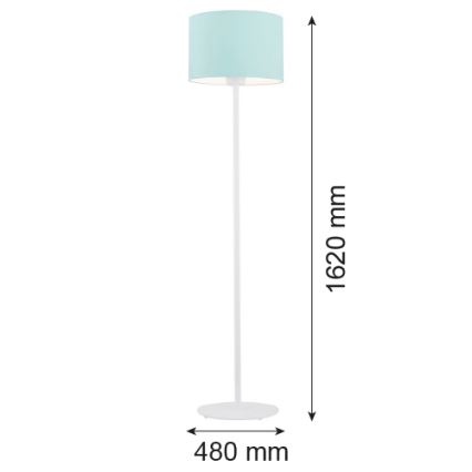 Argon 4131 - Staande Lamp MAGIC 1xE27/15W/230V turquoise/wit