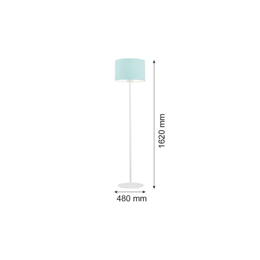 Argon 4131 - Staande Lamp MAGIC 1xE27/15W/230V turquoise/wit