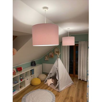 Argon 4136 - Hanglamp aan een koord MAGIC 1xE27/15W/230V roze