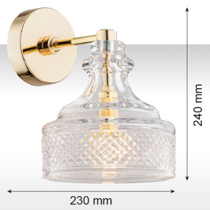 Argon 4199 - Wandlamp CRUZ 1xE14/7W/230V