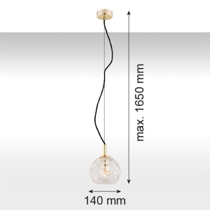 Argon 4200 - Hanglamp aan koord OVIEDO 1xE27/15W/230V