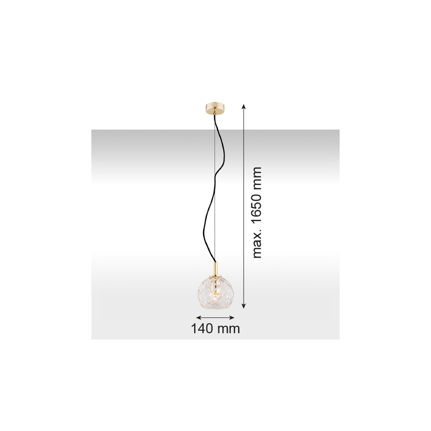 Argon 4200 - Hanglamp aan koord OVIEDO 1xE27/15W/230V