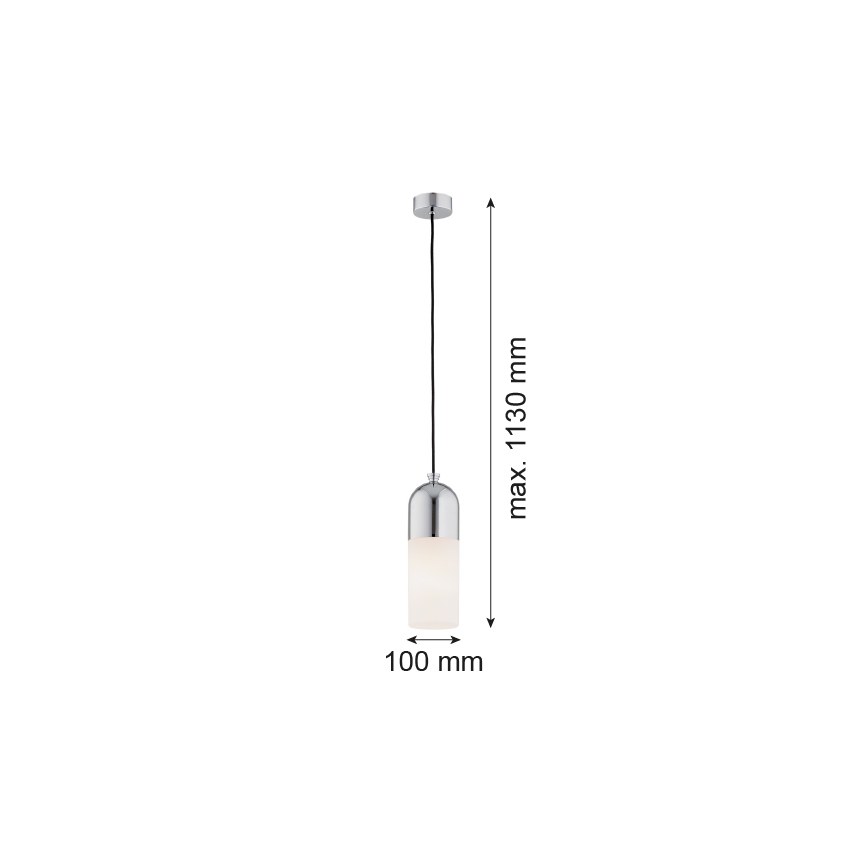Argon 4211 - Hanglamp aan een koord BURGOS 1xE27/15W/230V glanzend chroom 