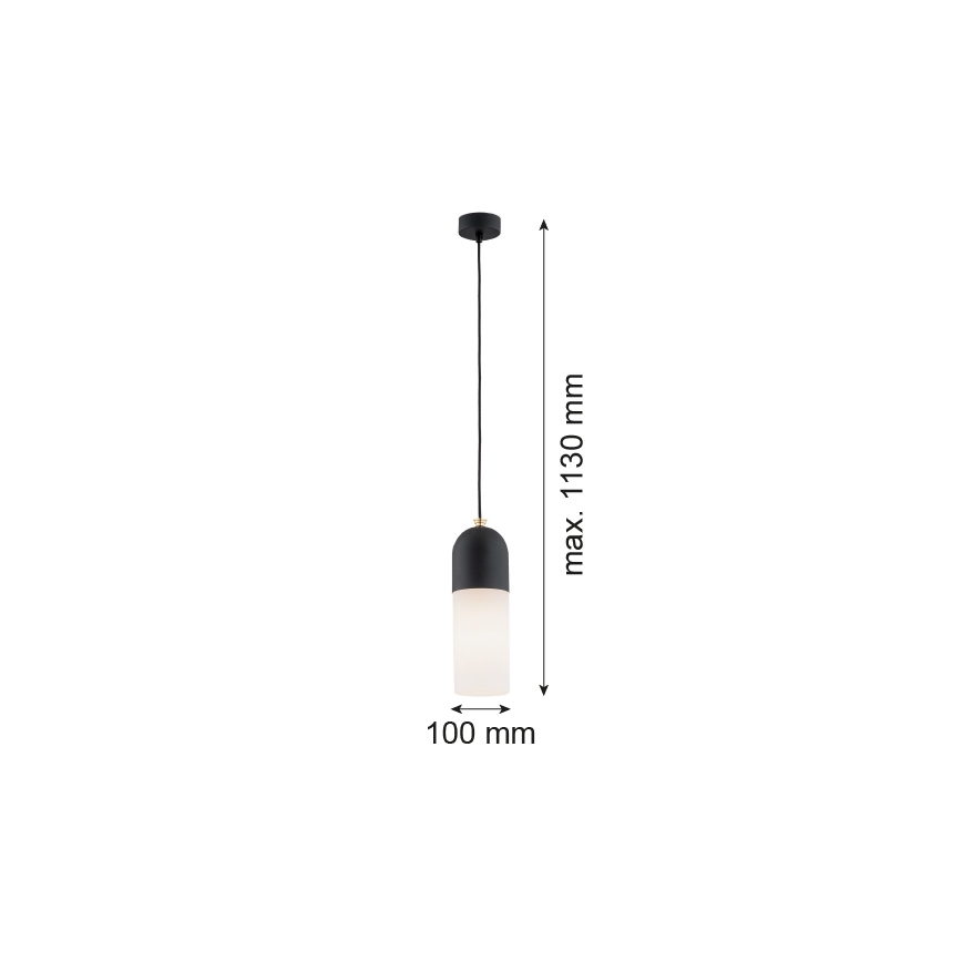 Argon 4213 - Hanglamp aan een koord BURGOS 1xE27/15W/230V zwart