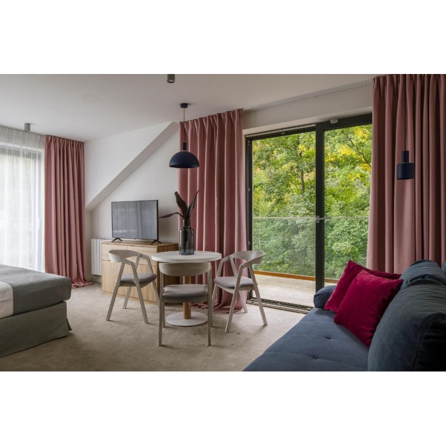 Argon 4222 - Hanglamp aan een koord SINES 1xE27/15W/230V d. 28 cm zwart