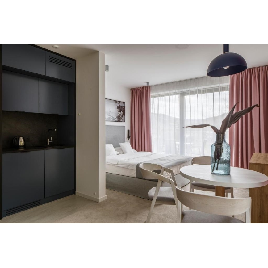 Argon 4222 - Hanglamp aan een koord SINES 1xE27/15W/230V d. 28 cm zwart