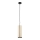 Argon 4246 - Zwart koperen Plafondlamp aan koord LINEA 1x E27 / 15W / 230V