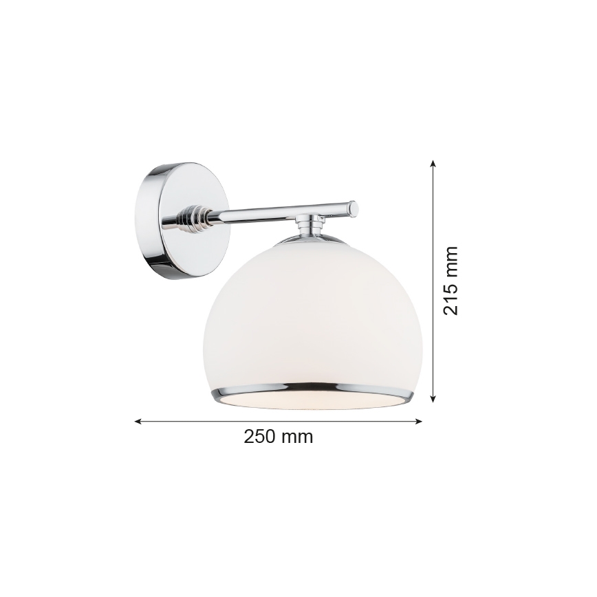 Argon 4254 - Wandlamp MARBELLA 1xE27/15W/230V glanzend chroom