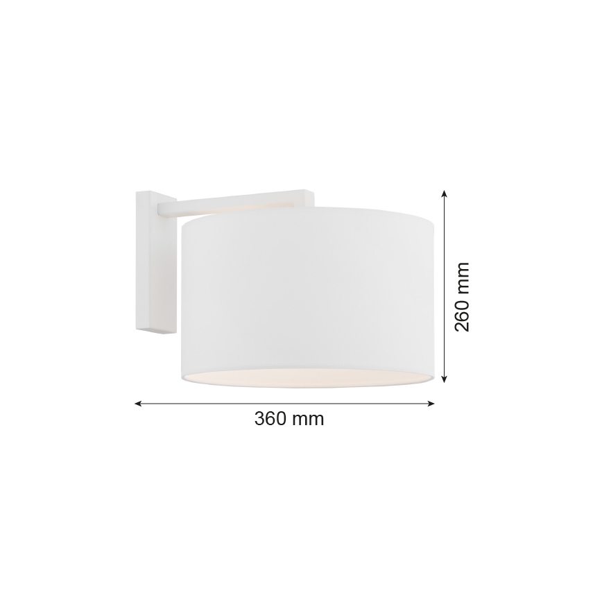 Argon 4294 - Wandlamp KARIN 1xE27/15W/230V wit