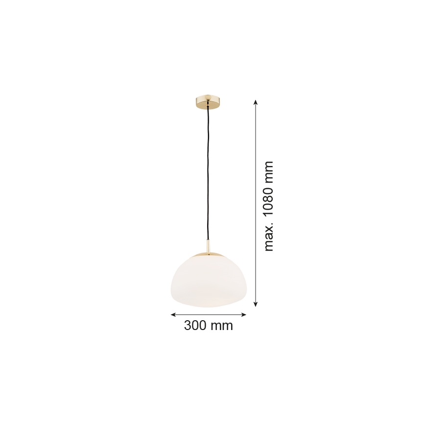 Argon 4316 - Hanglamp aan koord TRINI 1xE27/15W/230V messing