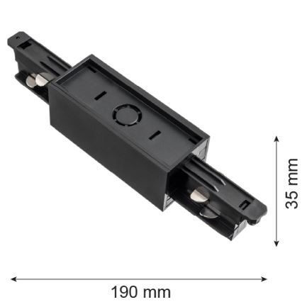 Argon 4364 - Verbindstuk voor verlichting in railsysteem Recht