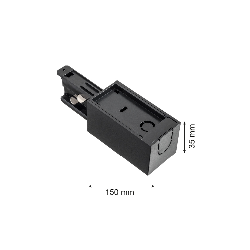 Argon 4366 - Eindstuk van een Rail zwart