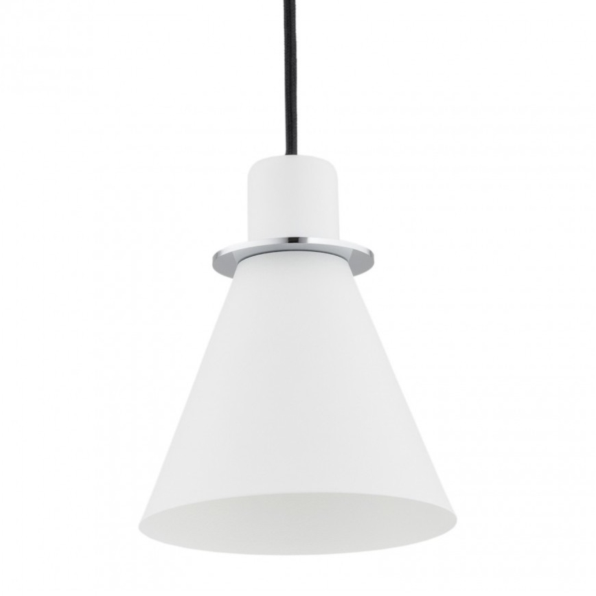 Argon 4681 - Hanglamp aan een koord BEVERLY 1xE27/15W/230V wit/glanzend chroom