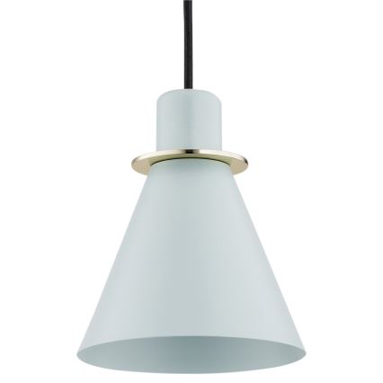 Argon 4682 - Hanglamp aan een koord BEVERLY 1xE27/15W/230V blauw/goud