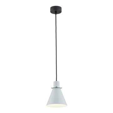 Argon 4683 - Hanglamp aan een koord BEVERLY 1xE27/15W/230V blauw/glanzend chroom