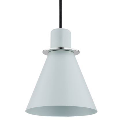 Argon 4683 - Hanglamp aan een koord BEVERLY 1xE27/15W/230V blauw/glanzend chroom