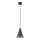 Argon 4688 - Hanglamp aan een koord BEVERLY 1xE27/15W/230V zwart/glanzend chroom