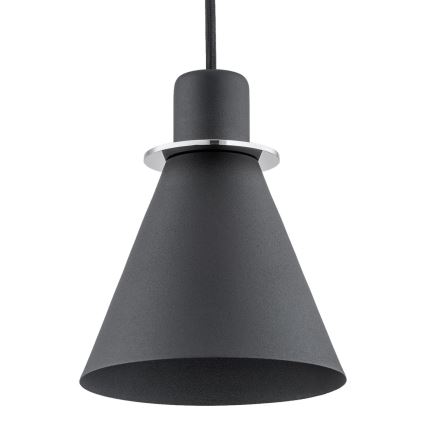 Argon 4688 - Hanglamp aan een koord BEVERLY 1xE27/15W/230V zwart/glanzend chroom