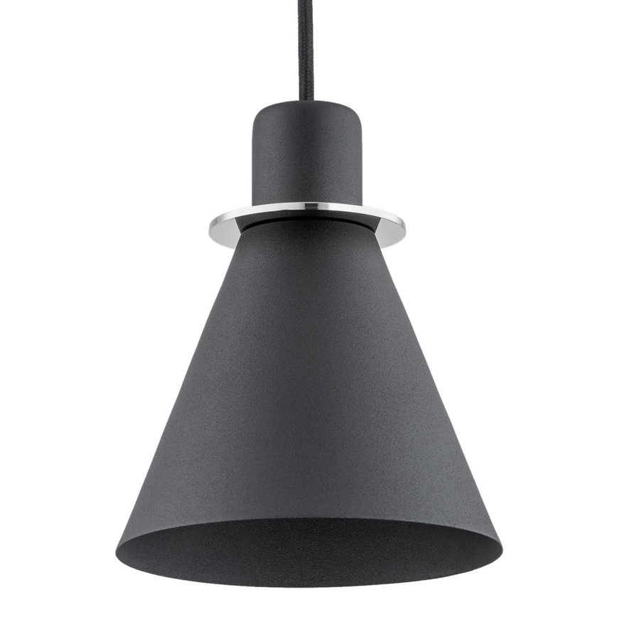 Argon 4688 - Hanglamp aan een koord BEVERLY 1xE27/15W/230V zwart/glanzend chroom