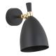 Argon 4701 - Wand Lamp CHARLOTTE 1xE27/15W/230V zwart/goud