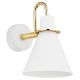 Argon 4704 - Wand Lamp BEVERLY 1xE27/15W/230V wit/goud