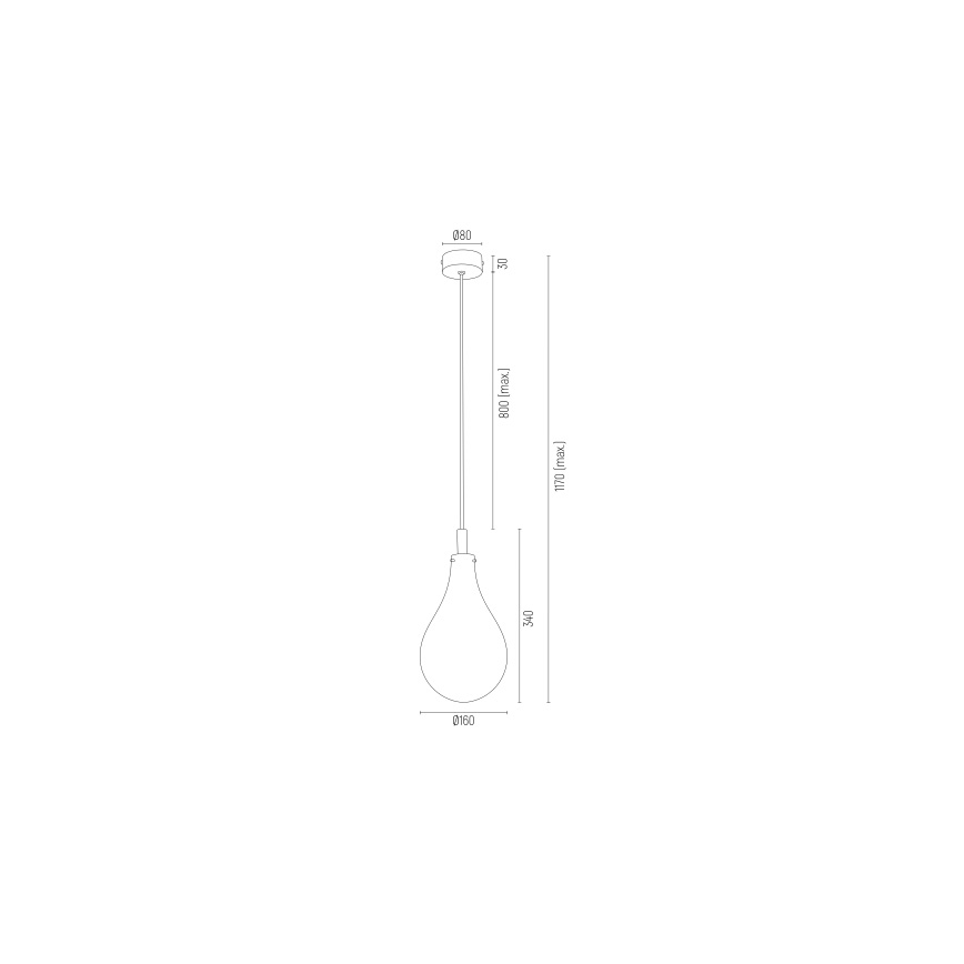 Argon 4716 - Hanglamp aan koord OAKLAND 1xG9/6W/230V