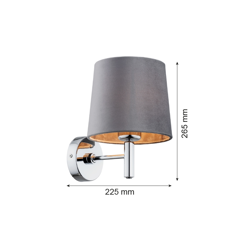 Argon 4725 - Wand Lamp BOLZANO 1xE27/15W/230V