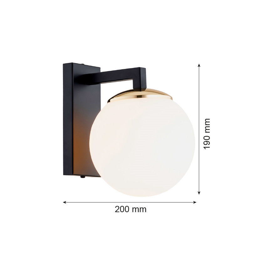 Argon 4771 - Wandlamp MORITZ 1xE27/15W/230V