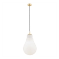 Argon 4879 - Hanglamp aan een koord JESSE 1xE27/15W/230V goud/wit