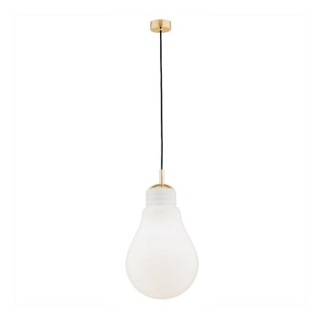 Argon 4879 - Hanglamp aan een koord JESSE 1xE27/15W/230V goud/wit