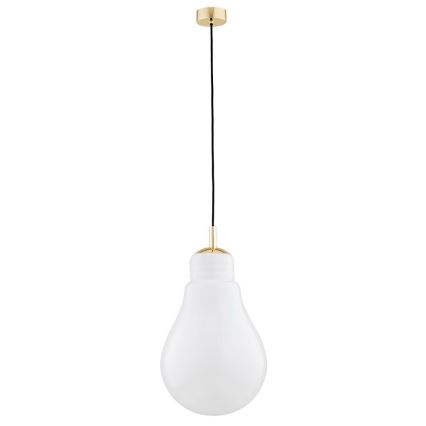 Argon 4879 - Hanglamp aan een koord JESSE 1xE27/15W/230V goud/wit