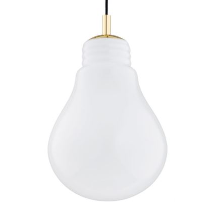 Argon 4879 - Hanglamp aan een koord JESSE 1xE27/15W/230V goud/wit