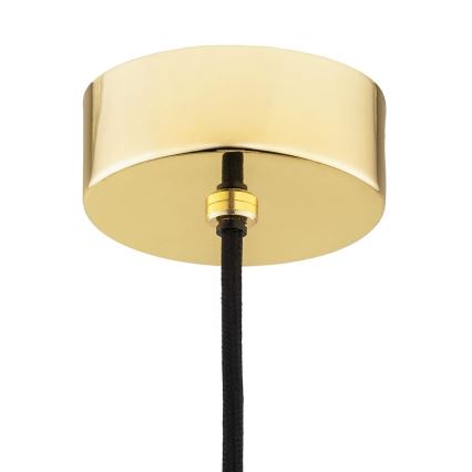 Argon 4879 - Hanglamp aan een koord JESSE 1xE27/15W/230V goud/wit