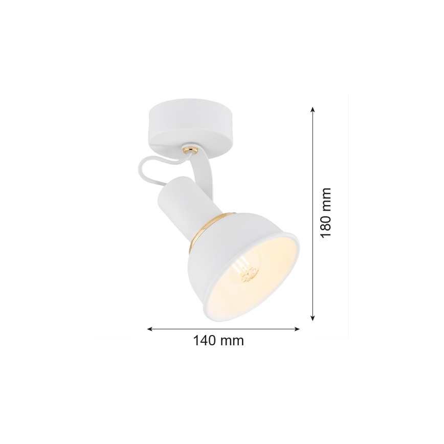 Argon 4899 - Spot TWIST 1xE14/7W/230V wit/gouden