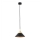 Argon 4903 - Hanglamp aan een koord MASSETO 1xE27/15W/230V zwart/gouden