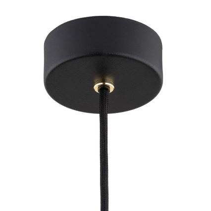 Argon 4903 - Hanglamp aan een koord MASSETO 1xE27/15W/230V zwart/gouden