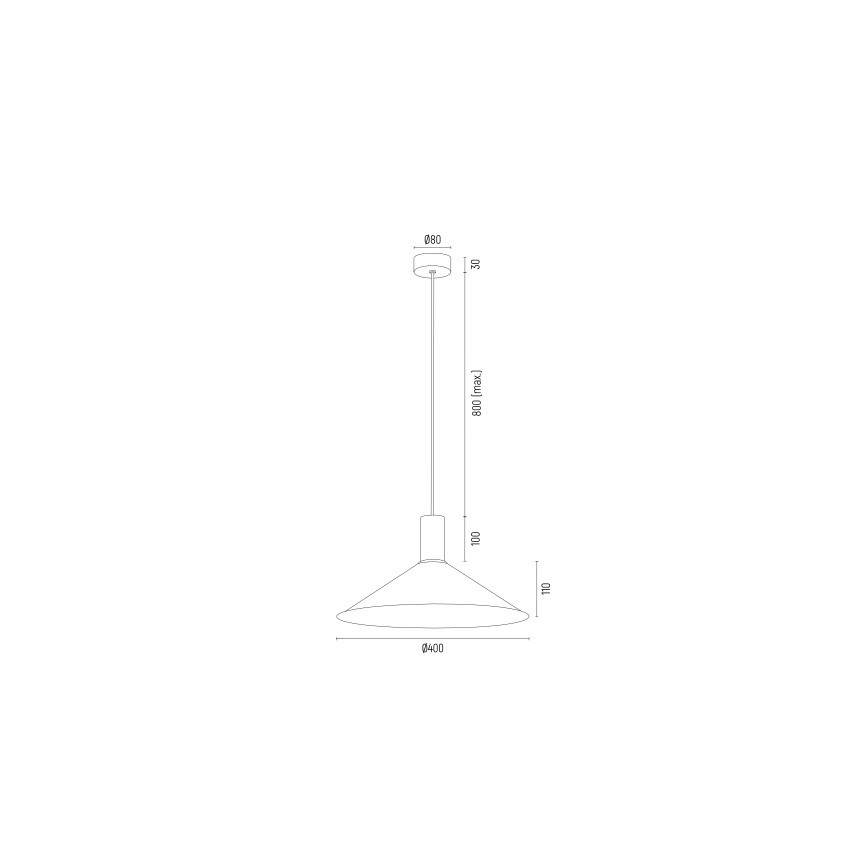 Argon 4912 - Hanglamp aan een koord MINORI 1xE27/15W/230V zwart/gouden