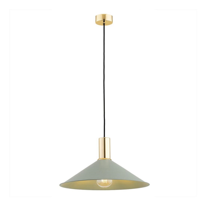 Argon 4913 - Hanglamp aan een koord MINORI 1xE27/15W/230V groen/gouden