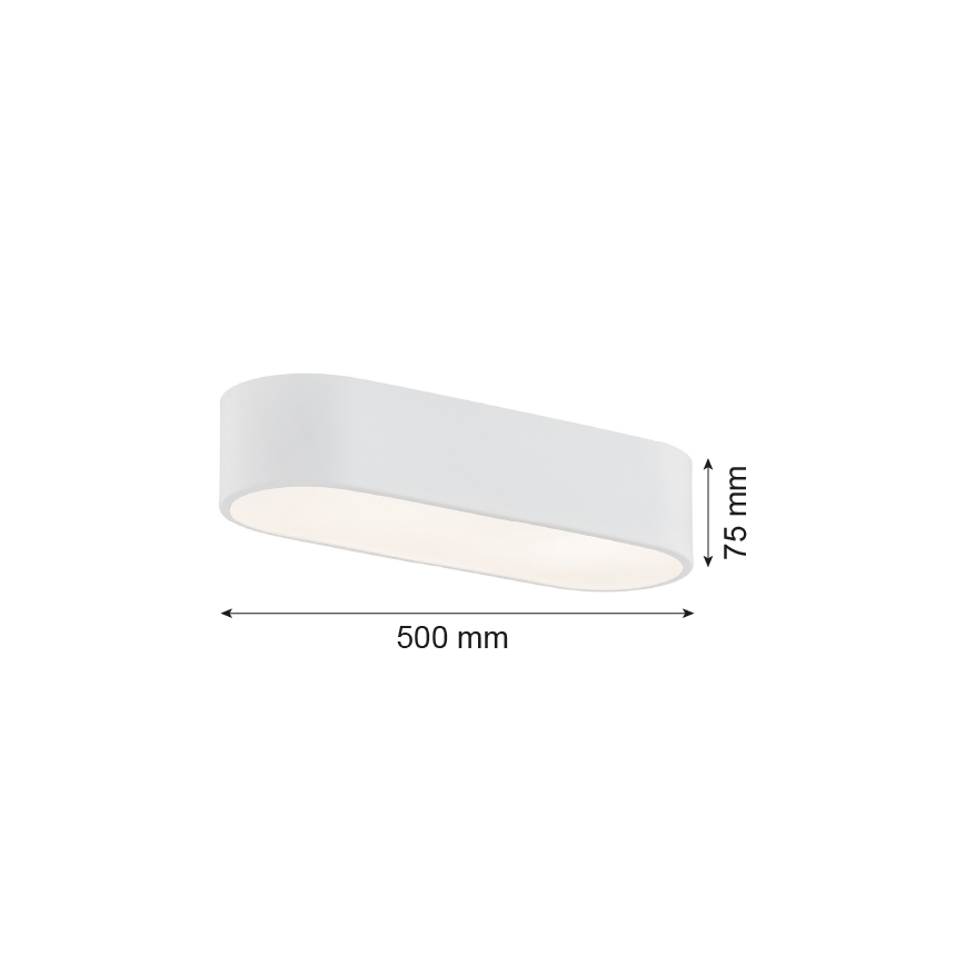 Argon 6002 - Witte Plafondlamp TONI 3x E27 / 15W / 230V