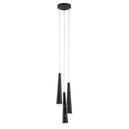 Argon 6103 - Hanglamp aan koord HOLLYWOOD 3xE14/7W/230V zwart