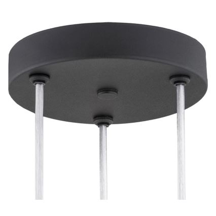 Argon 6103 - Hanglamp aan koord HOLLYWOOD 3xE14/7W/230V zwart